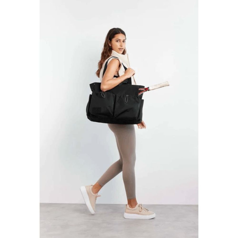NWT Beis Sports Carryall Tote Duffle in Black - Picture 4 of 11
